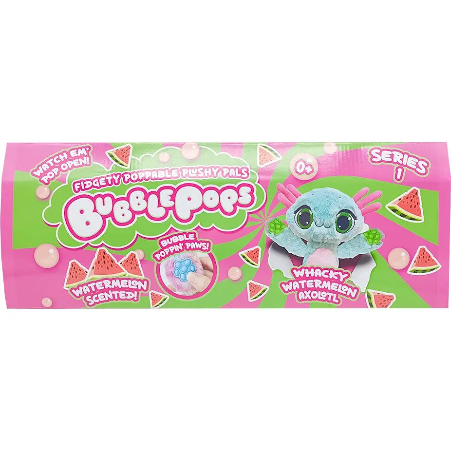 Мягкая игрушка Bubble Pops мини Арбузный аксолотль (2402005/9) - фото 3
