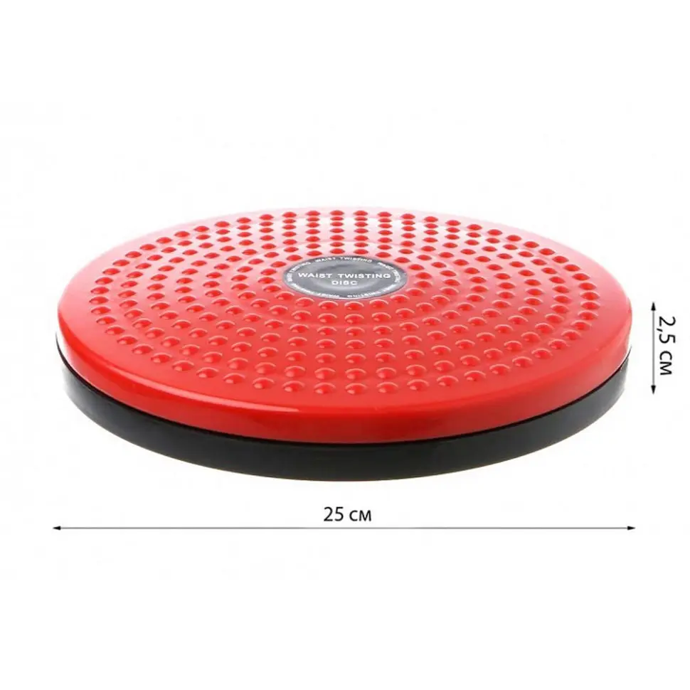 Диск здоров'я Waist Twisting EasyFit EF-1426-R, червоний - фото 2