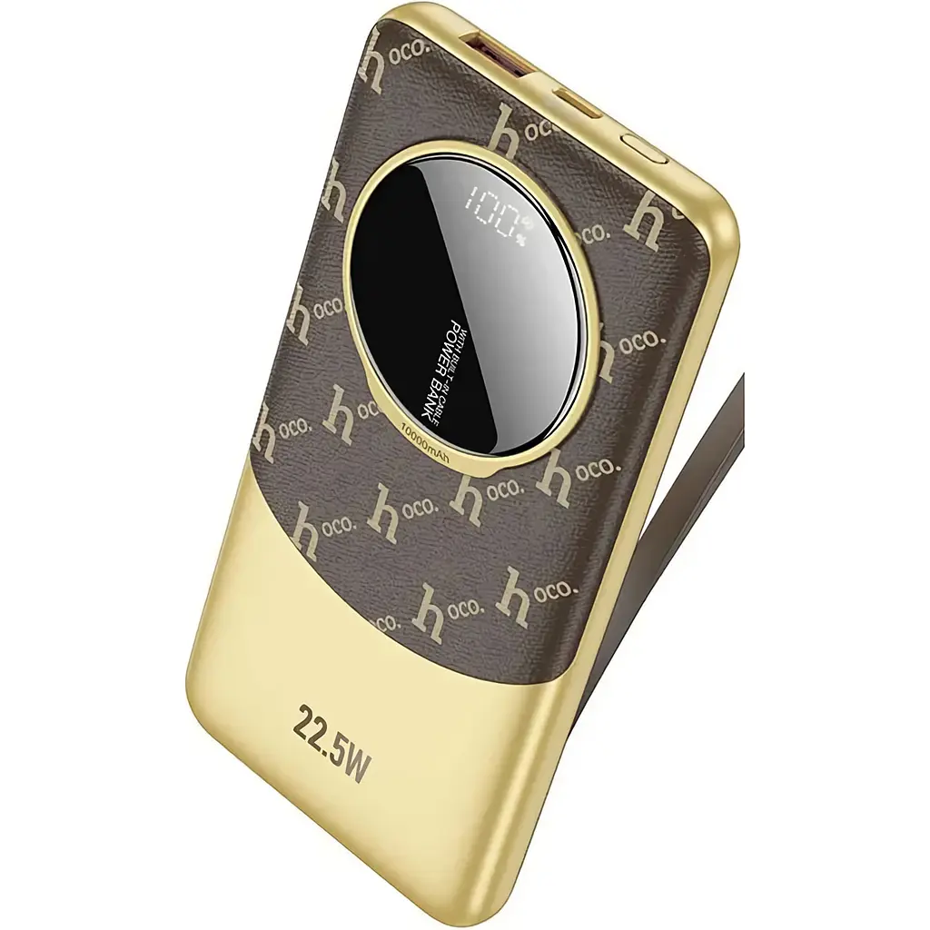 Внешний аккумулятор Hoco Q29 Nobility USB-C 10000mAh 22.5W Brown [123635] - фото 2