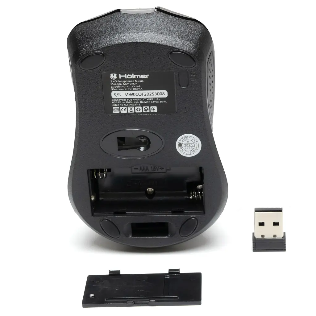 Мишка Hölmer MW-01OF Wireless Black (MW-01OF) - фото 10