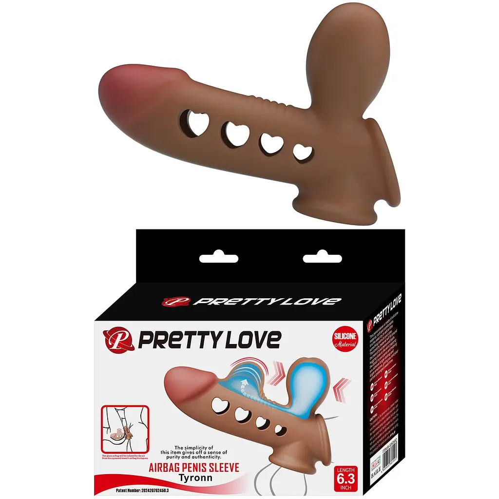 Насадка на пеніс Pretty Love Tyronn, коричнева PRETTY LOVE BI-026260Q 103663
