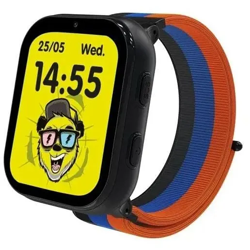 Дитячий смарт-годинник Gelius GP-PK008 (Rainbow) з GPS/4G Black - фото 1