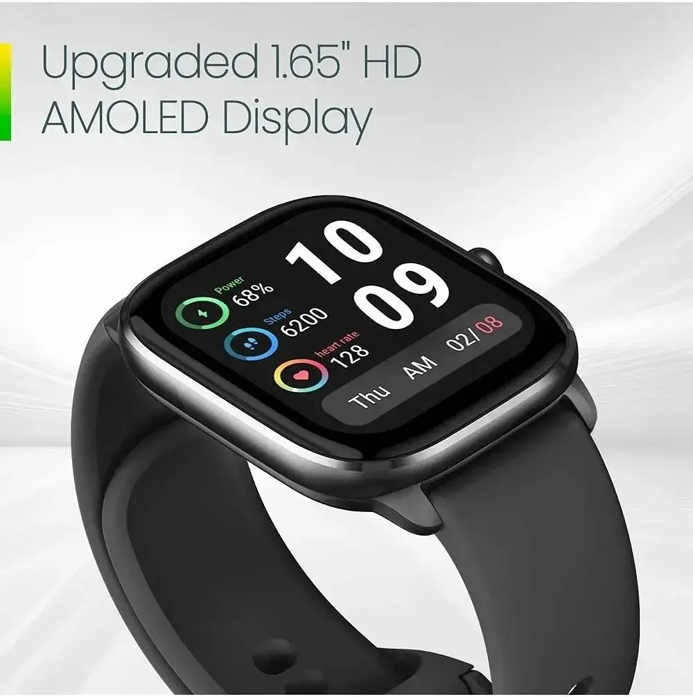 Розумний годинник Amazfit GTS 4 mini Midnight Black (чорний) - фото 3