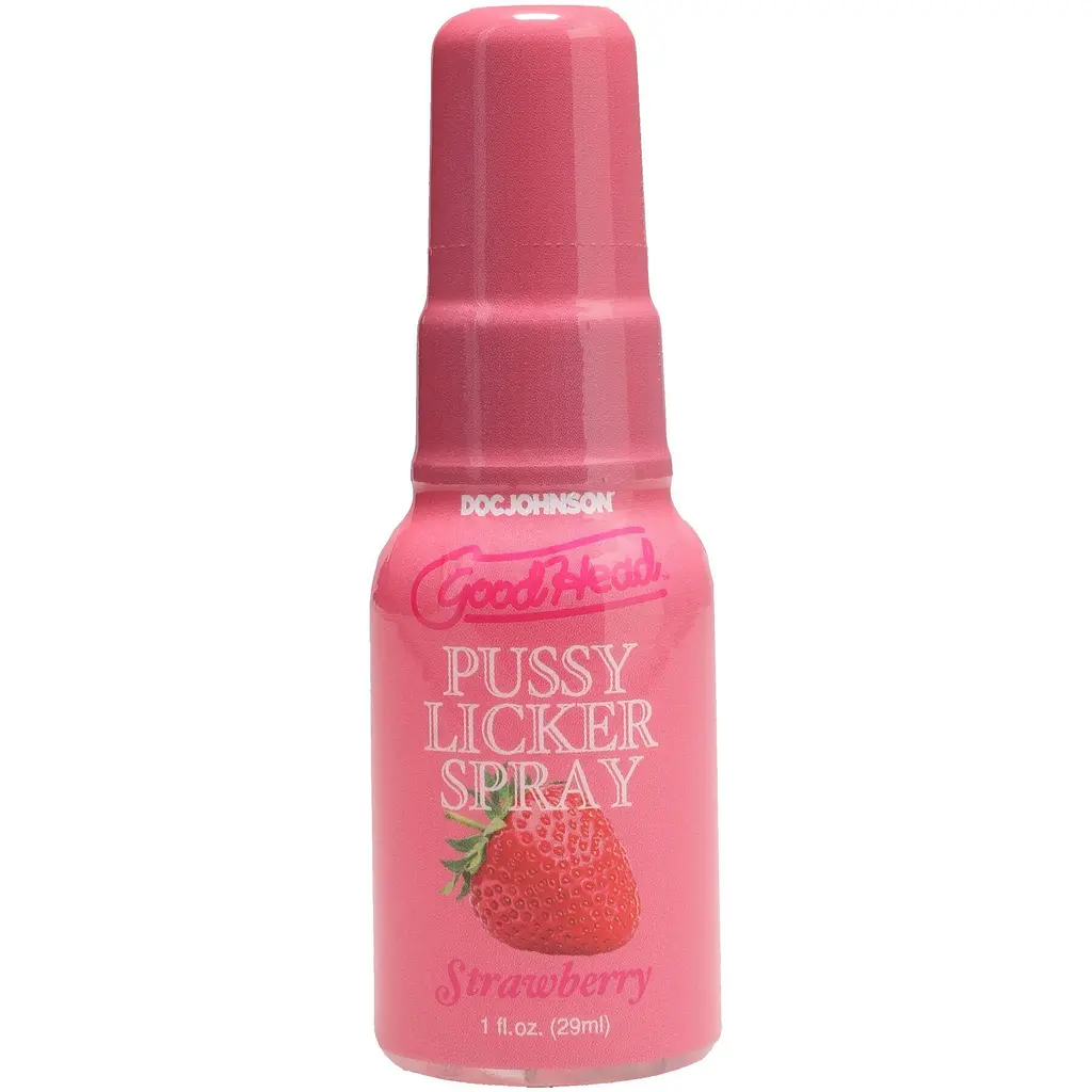 Спрей Doc Johnson для кунілінгусу GoodHead Pussy Licker Spray - Полуниця, 29 мл