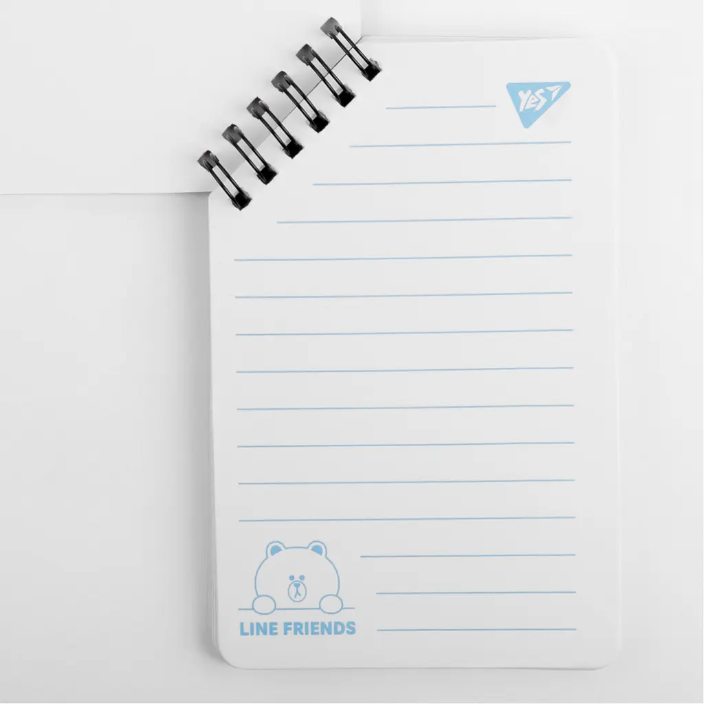 Блокнот Yes Line Friends Ordinary days 9.5x14.5 см 60 аркушів лінія (151757) - фото 3
