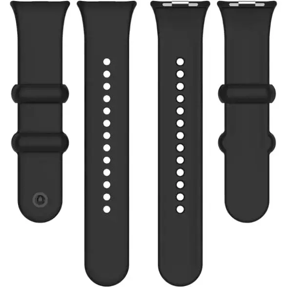 Ремінець DK CDK для Xiaomi Mi Smart Band 9 Pro Silicone Sport Band (017124) (black) - фото 2