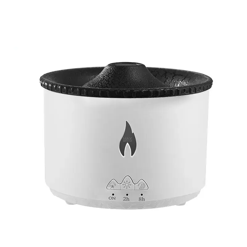 Портативний зволожувач повітря та аромадифузор Kinscoter Volcano Jellyfish Aroma Diffuser V19 360 мл, білий - фото 3