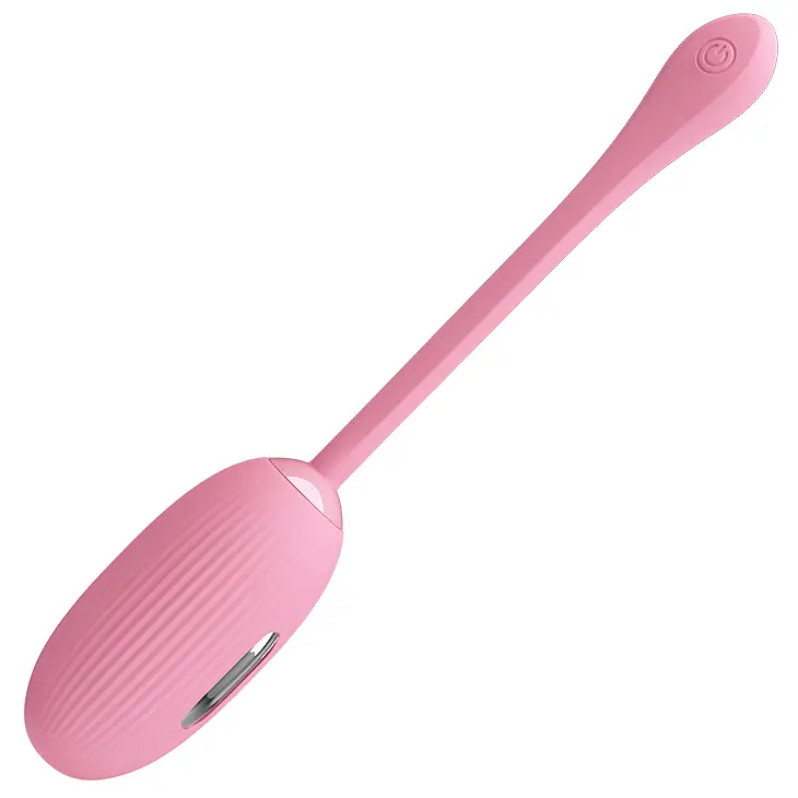 Віброяйце Pretty Love Doreen Electric Shock Egg Light Pink (App) - фото 4