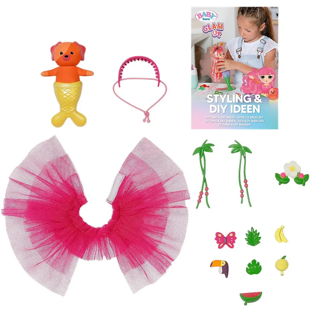 Кукла Baby Born Glam Up Русалочка Саншайн 28 см (871782) - фото 6