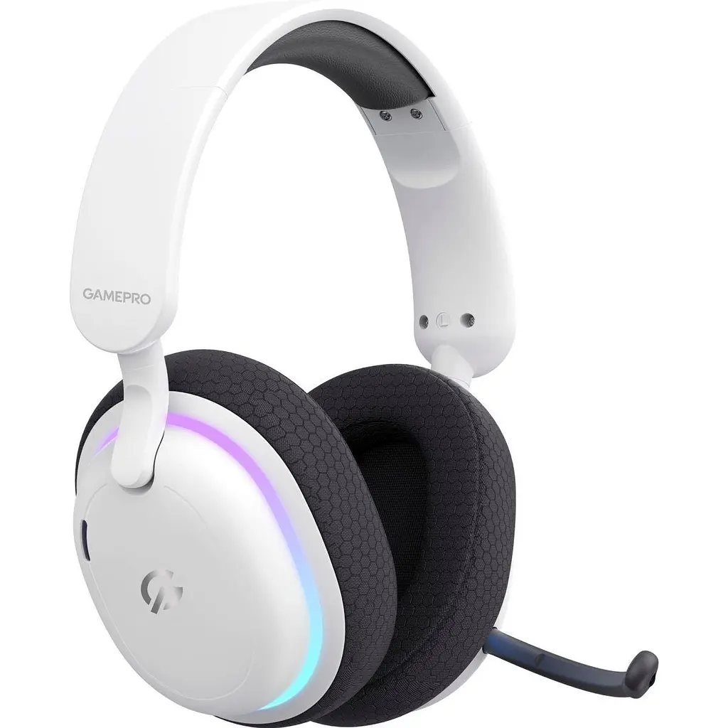 Bluetooth Stereo GamePro Asgard Bragi RGB White (HSW250W) UA - фото 2