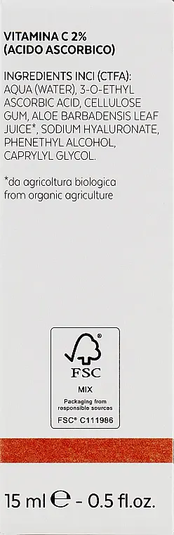 Сыворотка для лица Bioearth Elementa Vitamin C 2% 15 мл - фото 3