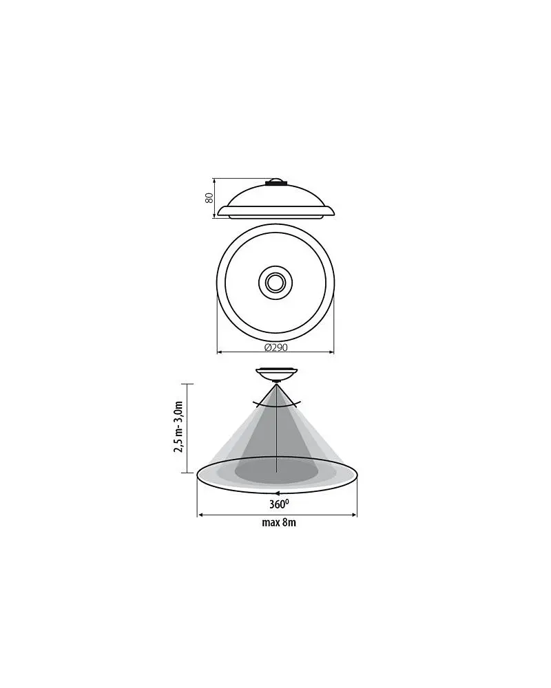 Потолочный светильник Kanlux 18121 Fogler led 14w-nw - фото 2