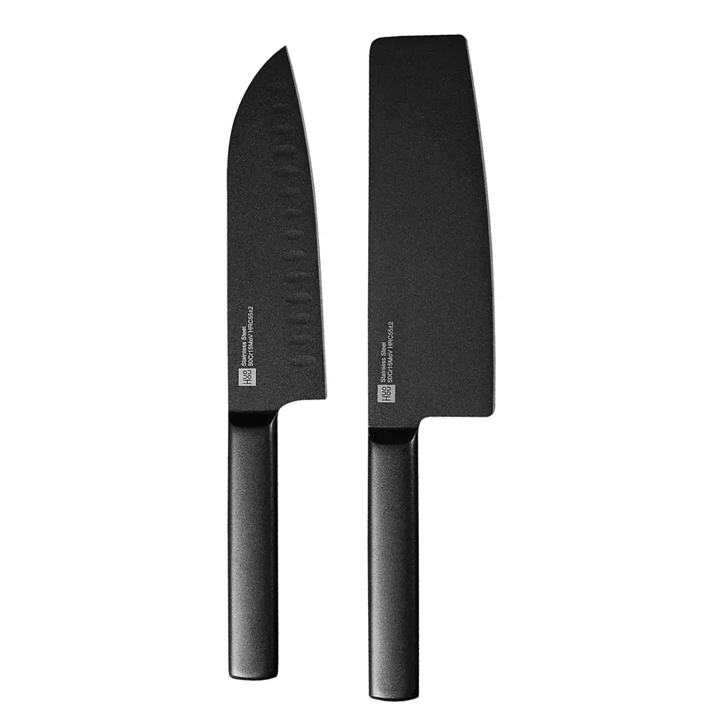 Набір ножів Xiaomi HuoHou Black Non-Stick Heat Knife 2 ножі (HU0015) - фото 6