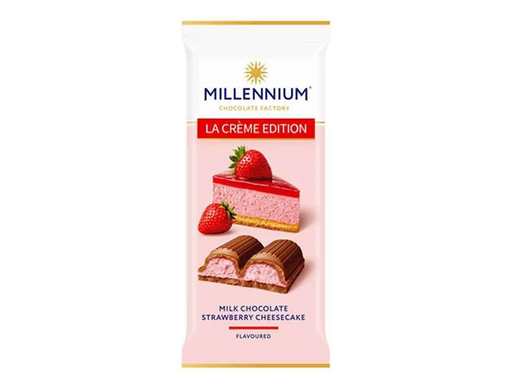 Шоколад MILLENNIUM 100г Millennium La Creme Edition мол з крем нач Полун Чізкейк