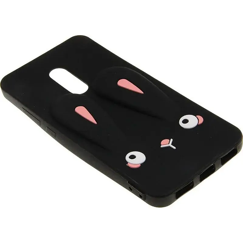 Чохол-накладка Toto Silicon Сartoon Network Rabbit Case Xiaomi Redmi 5 Black - фото 3