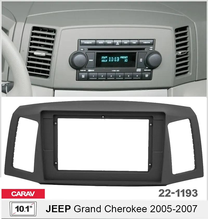 Переходная рамка Jeep Grand Cherokee Carav 22-1193 - фото 2