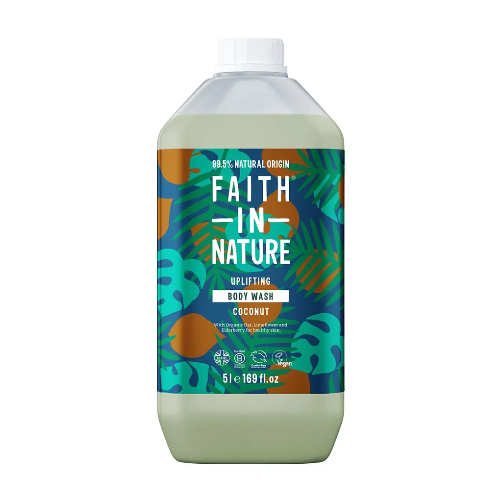 Гель для душу Faith in Nature натуральний з кокосом 5 л (708002900372)