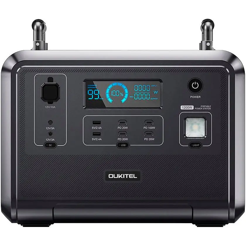 Зарядна станція Oukitel P1201E 1200W [P1201EU] [106202] - фото 2