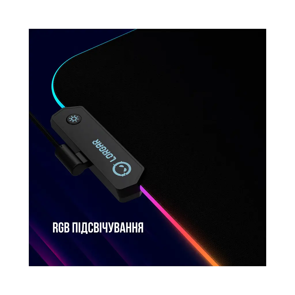 Коврик для мышки Lorgar Steller 913 RGB USB Black (LRG-GMP913) - фото 8