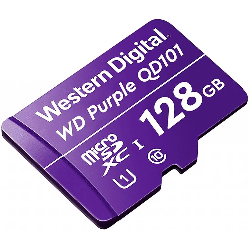 Карта пам'яті Western Digital MicroSDHC 128GB UHS-I Class 10 WD Purple QD101 (WDD128G1P0C) - фото 2