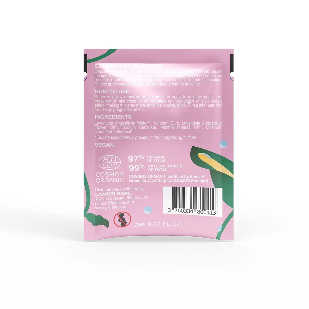 Пробник стимулирующего геля для клитора Goliate Gel Plaisir Féminin 2 мл - фото 2