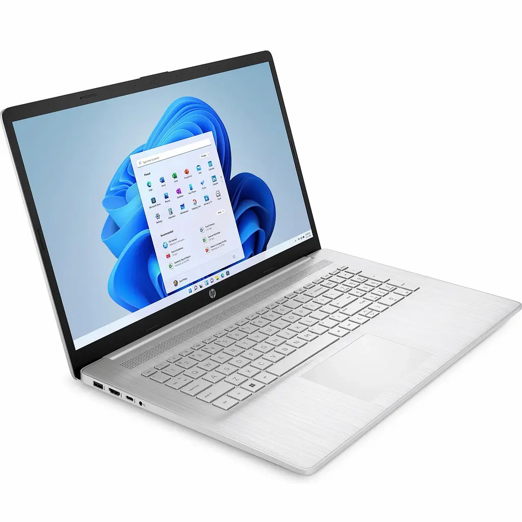 Ноутбук HP 17-cp2023ua 17.3 FHD IPS AG, AMD R3-7320U, 8GB, F512GB, UMA, DOS, сріблястий (AR8J9EA) - фото 4