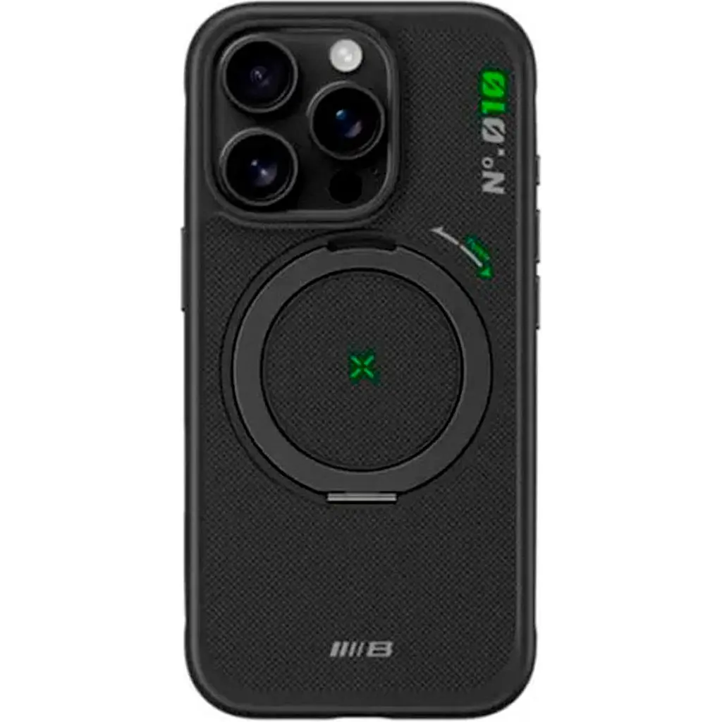 Чохол Blueo Aramid Fiber Case Rotatable Stand для Apple iPhone 16 Pro Max Black (BL-054I16PM) [132546] - фото 2