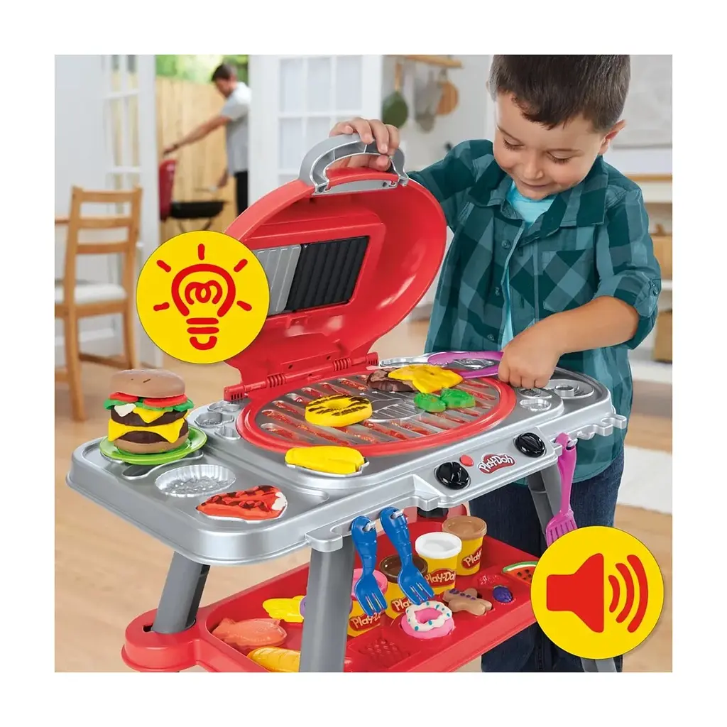 Набір для творчості Hasbro Play-Doh Барбекю з масою для ліплення (G0500) - фото 5