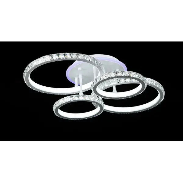 Стельова LED люстра з пультом і нічником Splendid-Ray 30-4022-38 - фото 5