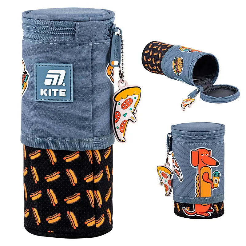 Пенал Kite Crazy Street Food синій (K25-684-1) - фото 2