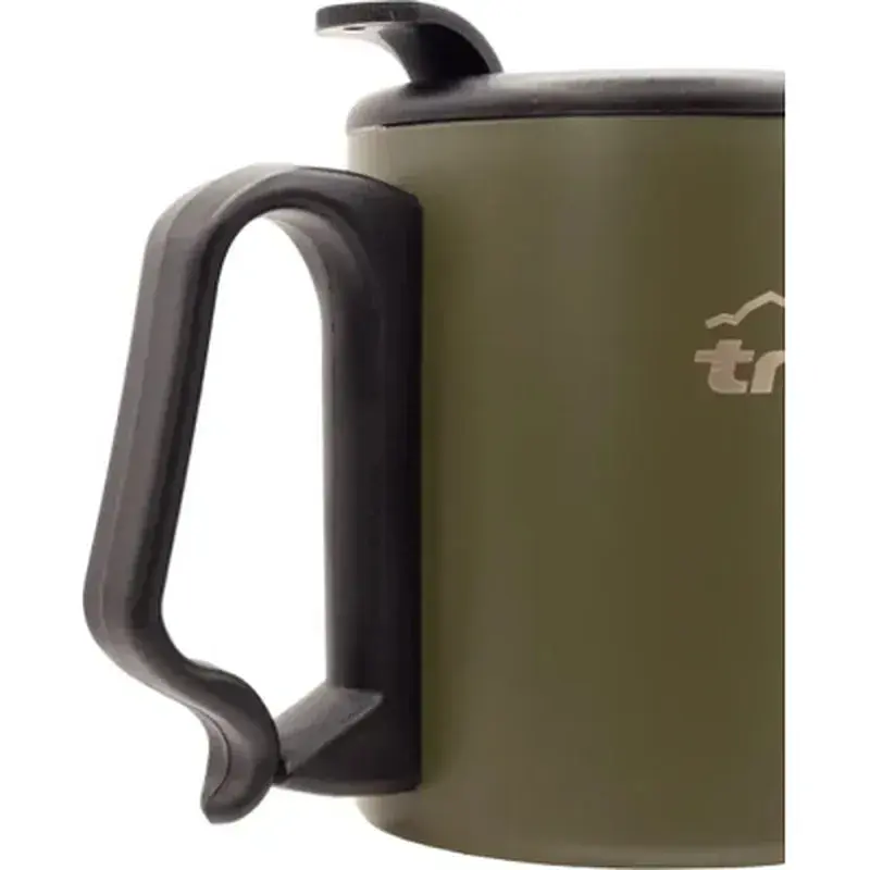 Чашка туристична Tramp з поїлкою і защіпкою 350 мл Olive (UTRC-020-olive) - фото 4