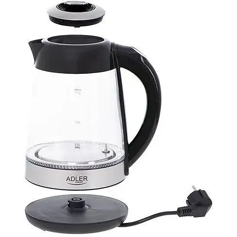 Электрический чайник Adler AD 1285 Стеклянный с цветной подсветкой 1.7 л - фото 7