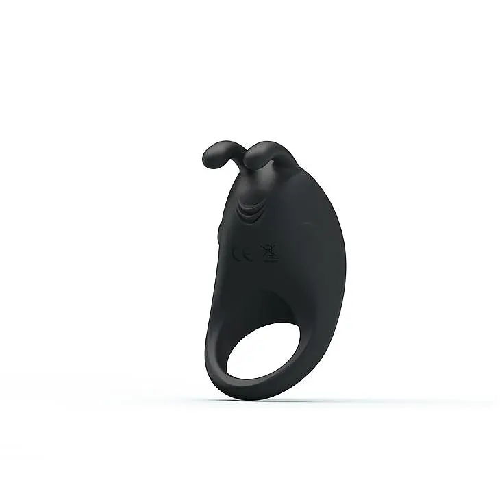 Эрекционное кольцо Pretty Love Rabbit Vibrator 7.5 см черный - фото 8