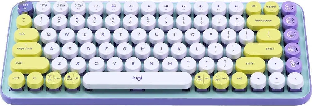 Клавиатура Logitech POP Keys Wireless Mechanical Keyboard Daydream Mint (920-010736) - фото 3