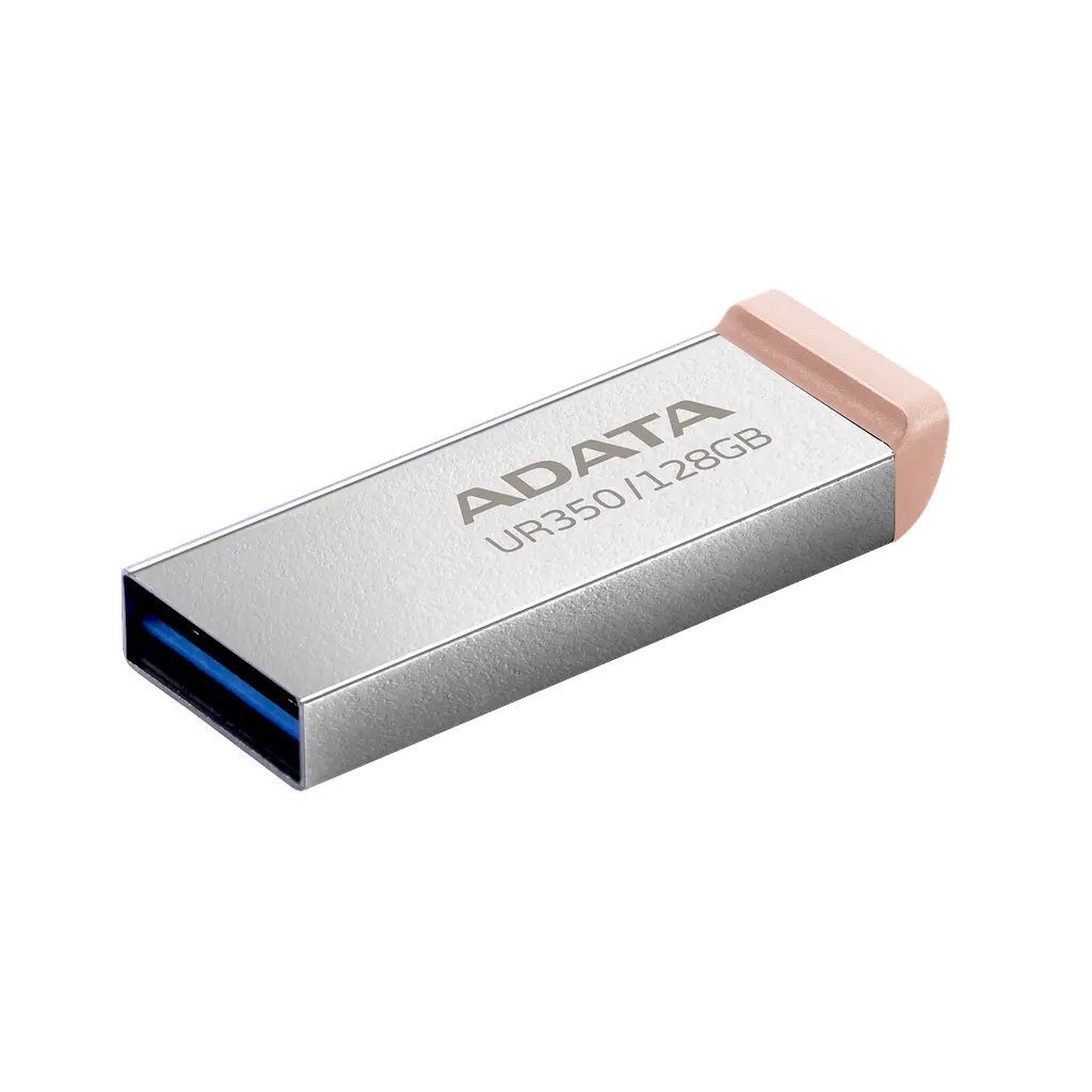 Флеш-накопичувач ADATA USB 3.2 UR 350 128Gb Silver/Beige (UR350-128G-RSR/BG) - фото 4