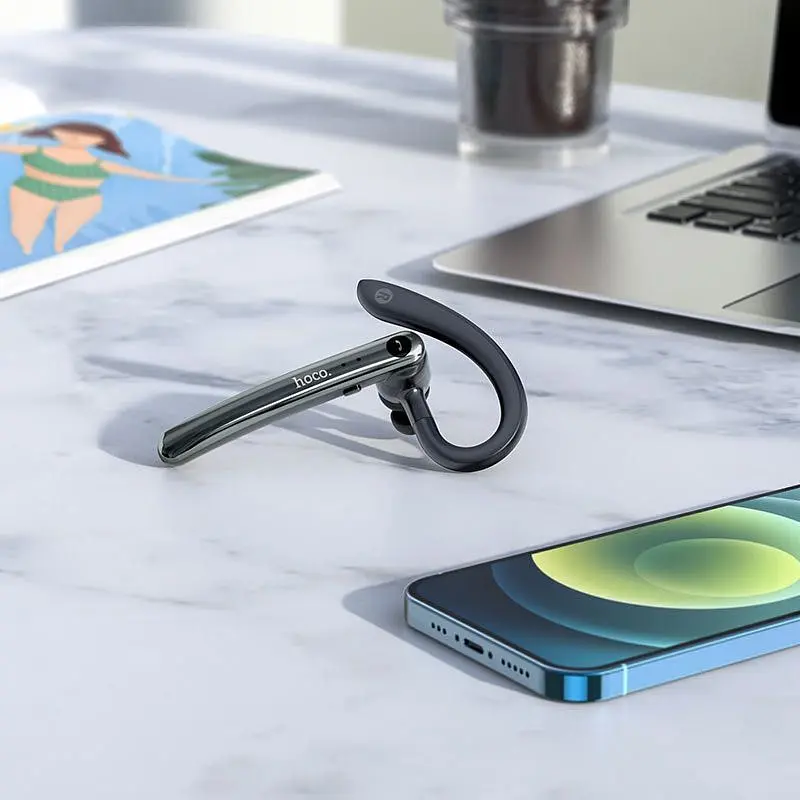 Bluetooth-гарнітура Hoco S19 Heartful ENC Metal Gray (752918) [151275] - фото 12