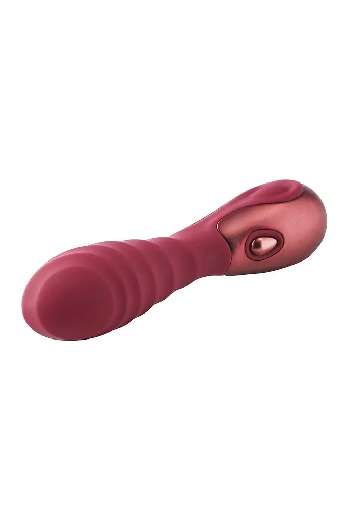 Вібратор Dream Toys Dinky Mini Vibrator Jody F, 12 см бордовий - фото 3