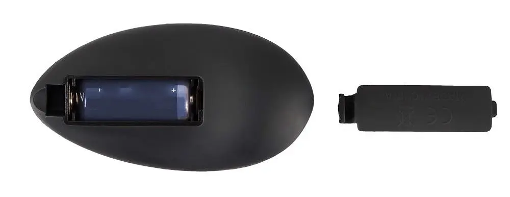 Анальна пробка Black Velvets Rotating Vibrating Plug 14 см (чорний) - фото 16