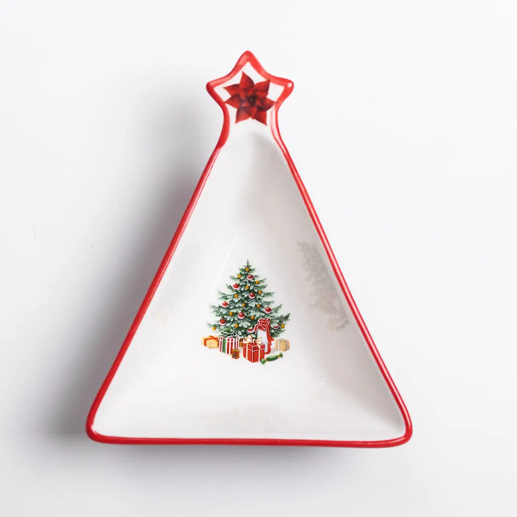 Салатниця Christmas фігурна 14,5х12 см Yiwu HP-SD-3 - фото 2