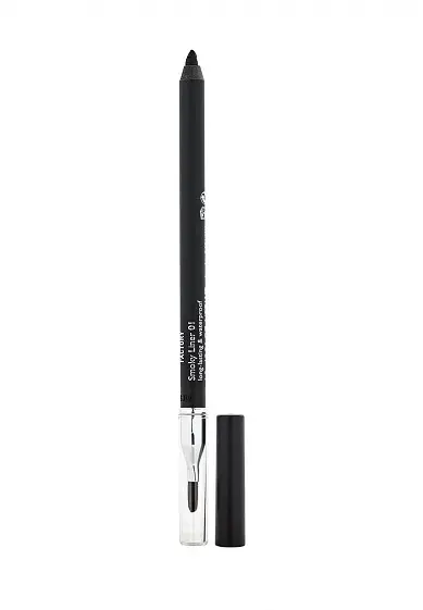 Водостійкий олівець для очей Make up Factory Smoky Liner Long-Lasting & Waterproof відтінок 01 (Deep Black) 1.2 г (409556) - фото 2