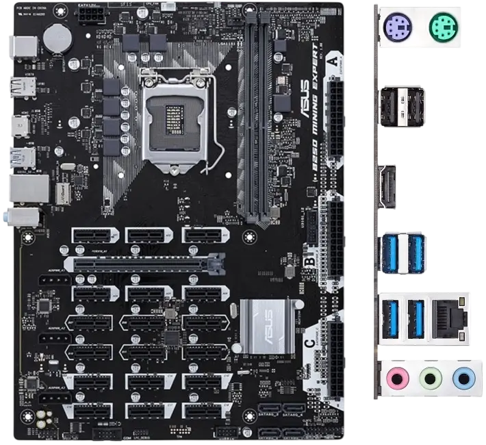 Материнська плата Asus B250 Mining Expert LGA 1151v1 (B250 MINING EXPERT) Б/В - фото 4