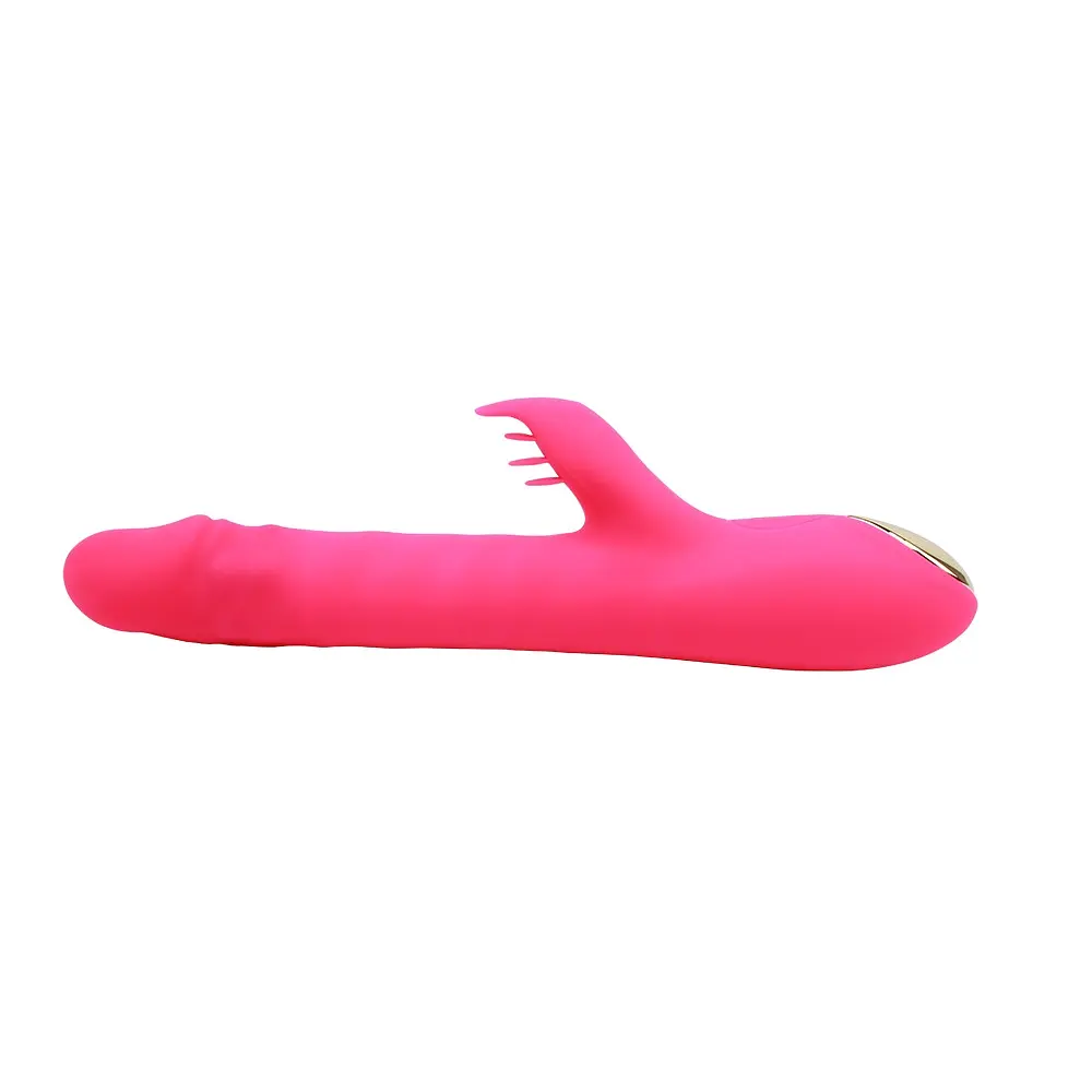 Вібратор-кролик Intimate Melody Thrusting Rabbit, 25.3 см (рожевий) - фото 4
