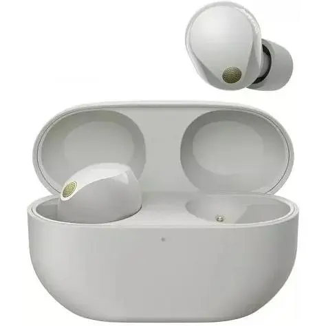 Наушники беспроводные Sony WF-1000XM5 серебристые (WF1000XM5S.CE7) - фото 2