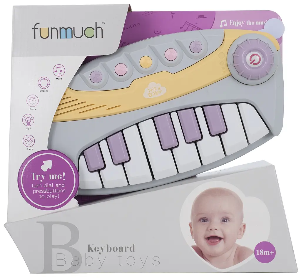 Музыкальная игрушка Funmuch Пианино со светл.эффектами (6476792) - фото 2
