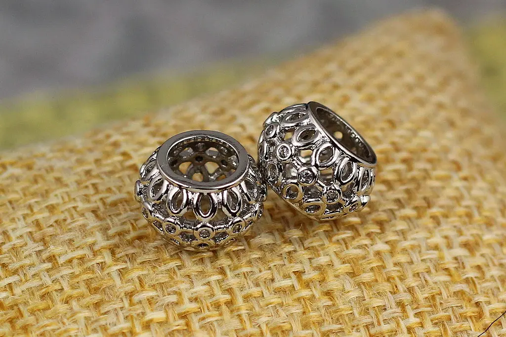 Кулон шарм Xuping Jewelry петелька 7 мм сріблястий - фото 2