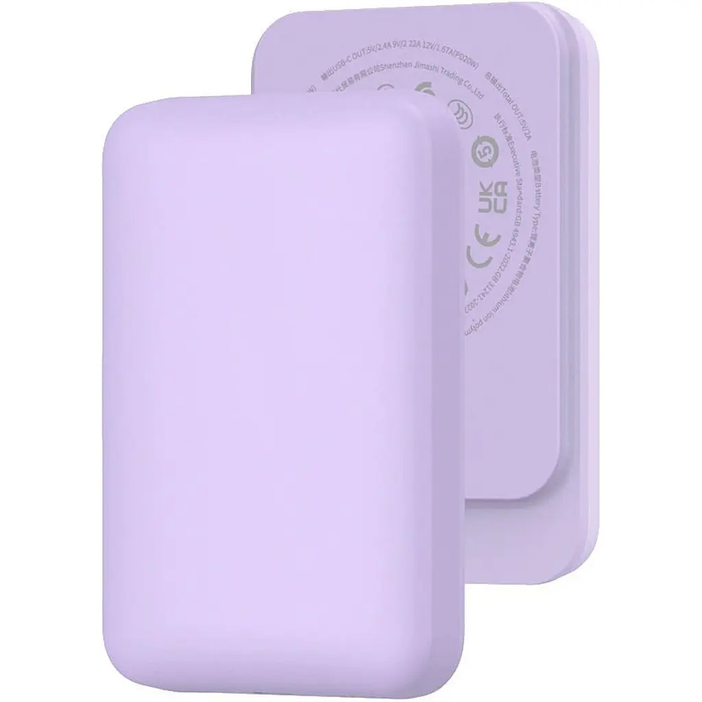 Зовнішній акумулятор WiWU Magnetic Wi-P037 5000mAh Purple [161226] - фото 2