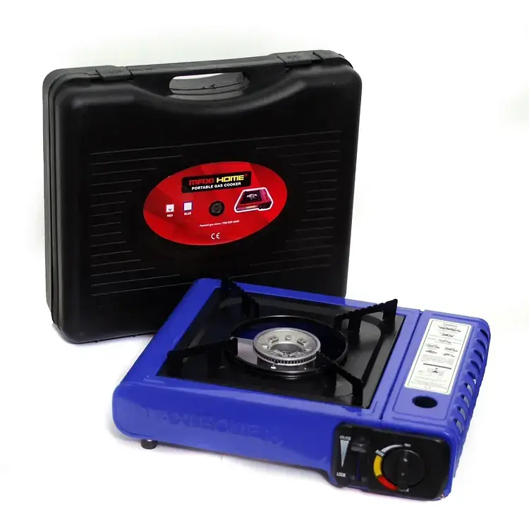 Плита газовая Maxi Home DZF 6050 портативная под баллон в пластиковом кейсе с мощностю 2300 Вт - фото 2