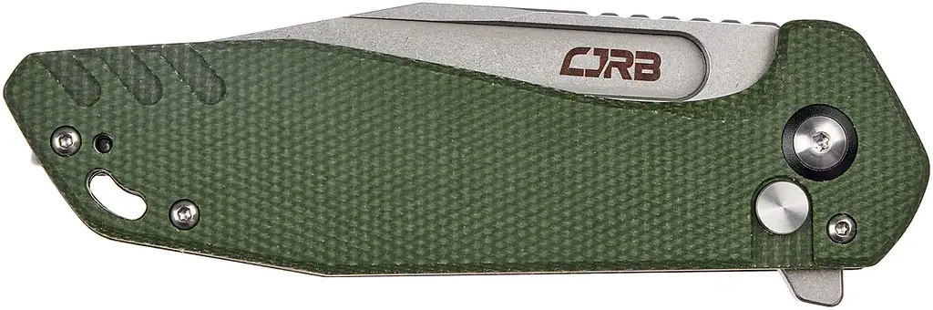 Ніж CJRB Riff SW, AR-RPM9 Steel, Micarta зелений - фото 2