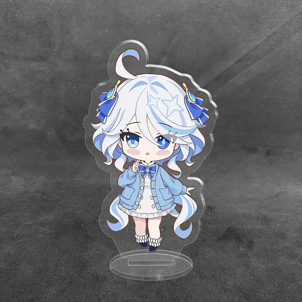 Акрилова колекційна фігурка Геншин Імпакт - Genshin Impact Chibi Фурина 2 10 см - фото 2