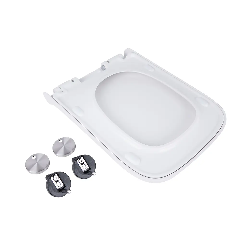 Сидіння для унітаза Qtap (Tern) з мікроліфтом Slim QT99HY2238W, Білий - фото 5